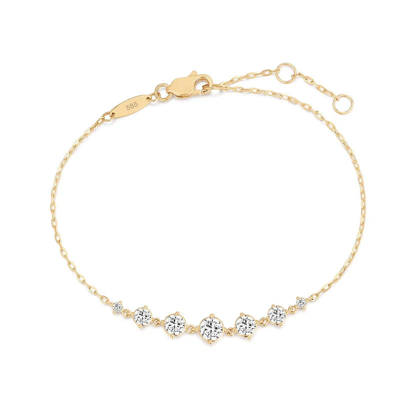 Elara Graduated Diamond Bracelet