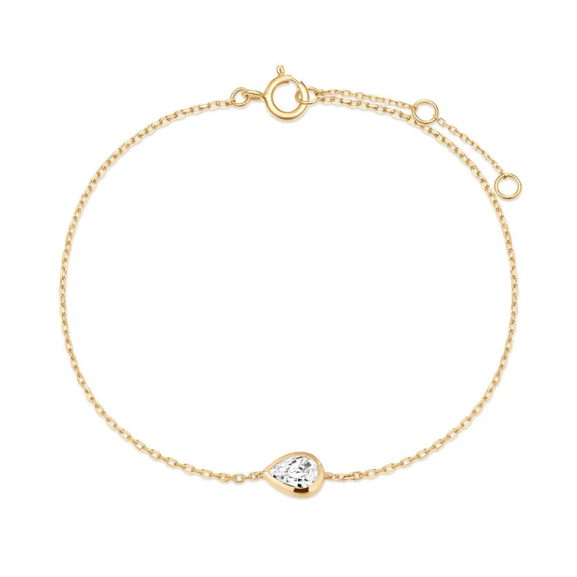 Sola Pear Diamond Bracelet