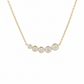 Aurelia Graduated Bezel Necklace