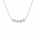 Aurelia Graduated Bezel Necklace