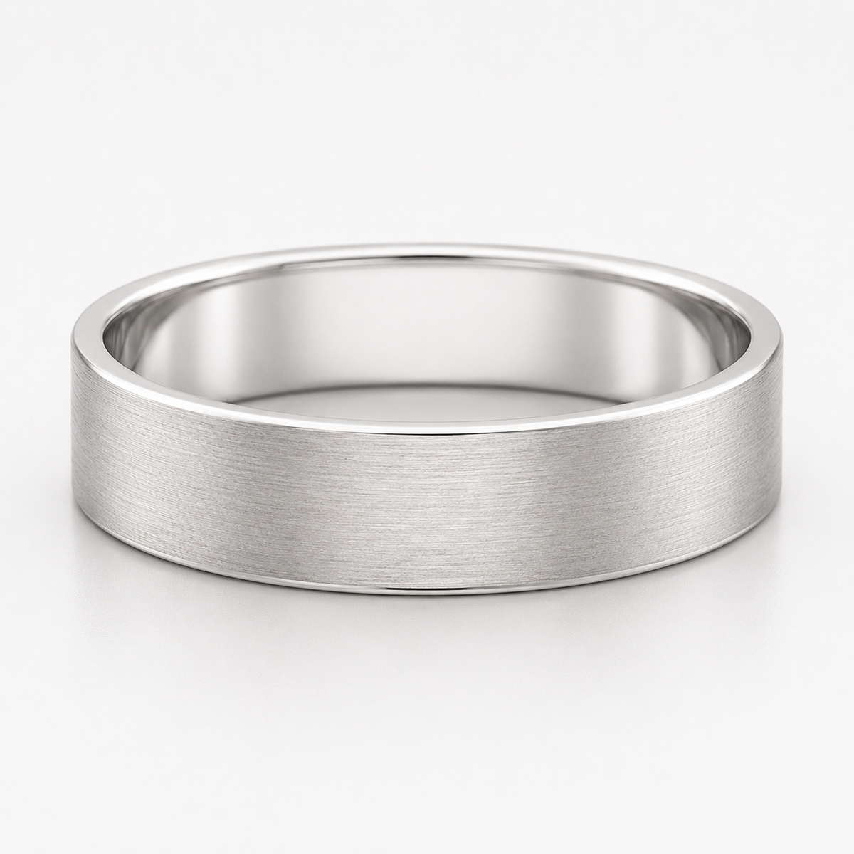 The Ellis Brushed Wedding Band