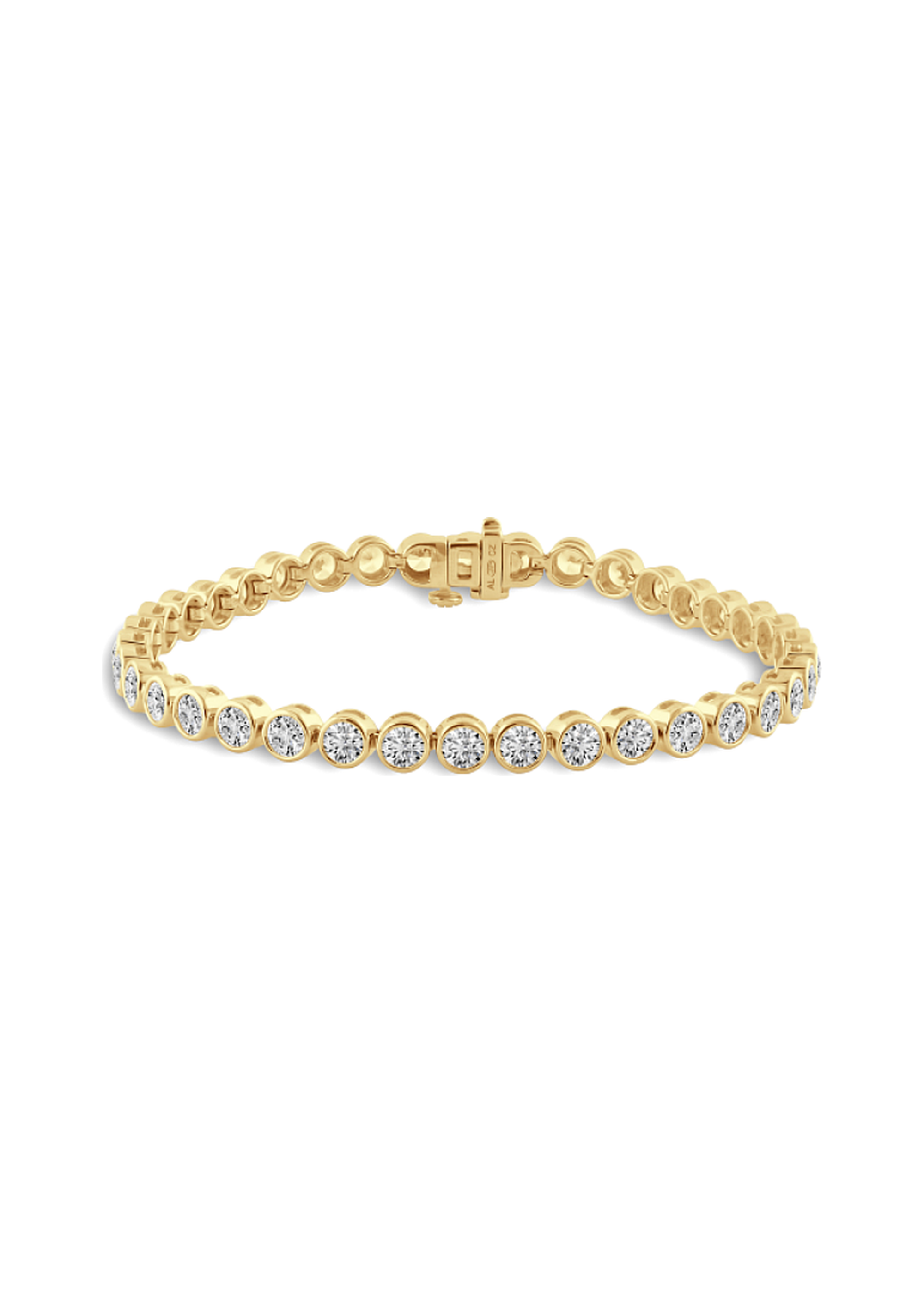 Tennis Bracelet Bezel-Set
