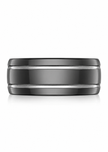 The Knox Zirconium Wedding Band