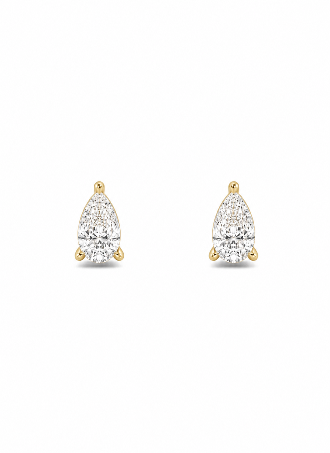 Celeste Pear Stud Earrings