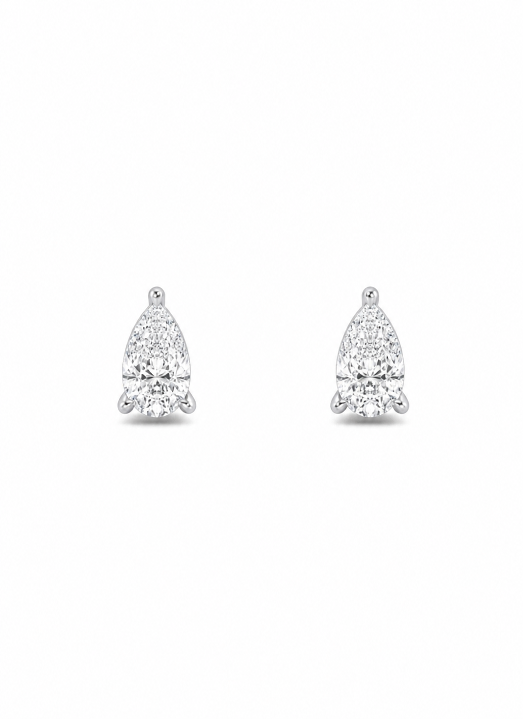 Celeste Pear Stud Earrings