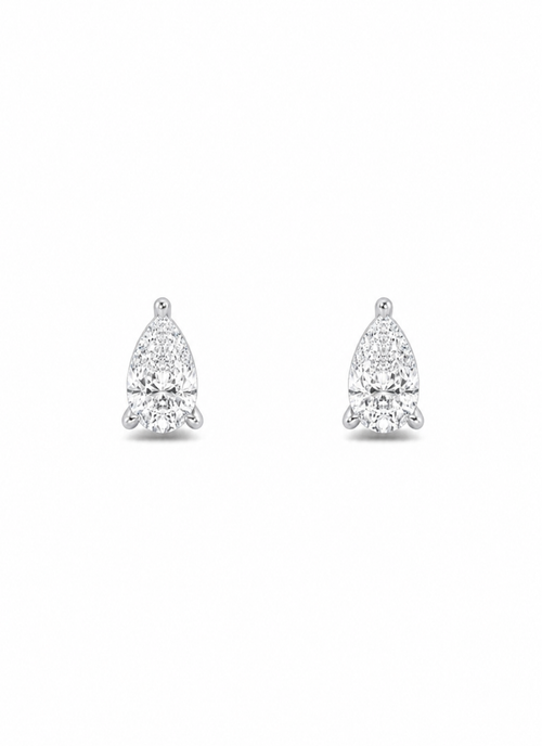 Celeste Pear Stud Earrings