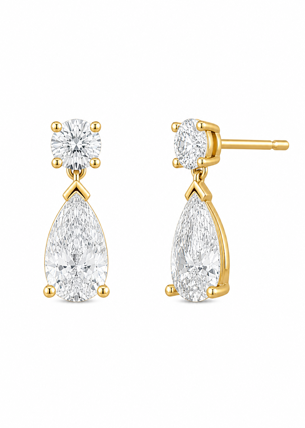 Isolde Diamond Drop Earrings