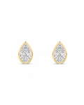 Élodie Pear Bezel Studs