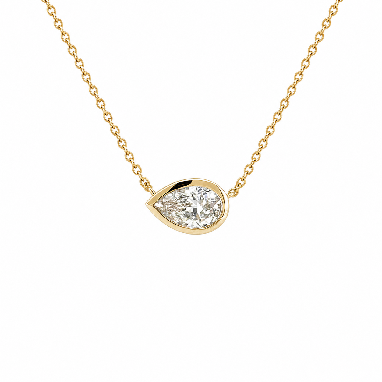 Étoile East-West Pear Pendant