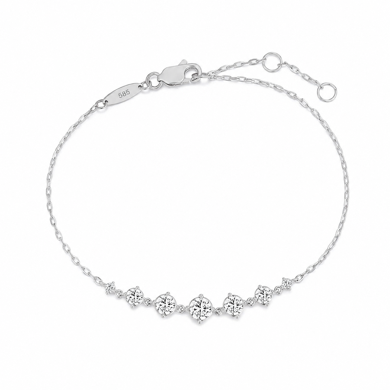 Elara Graduated Diamond Bracelet