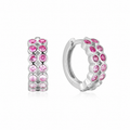 Rosalie Sapphire Huggie Earrings
