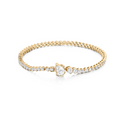 Lucia Pear Clasp Tennis Bracelet