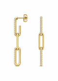 Noa Paperclip Drop Earrings