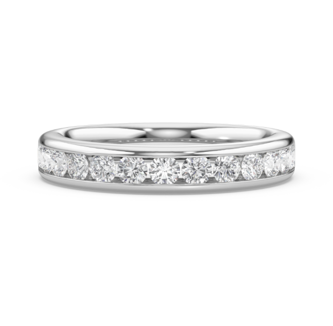 Channel Set Diamond Ring