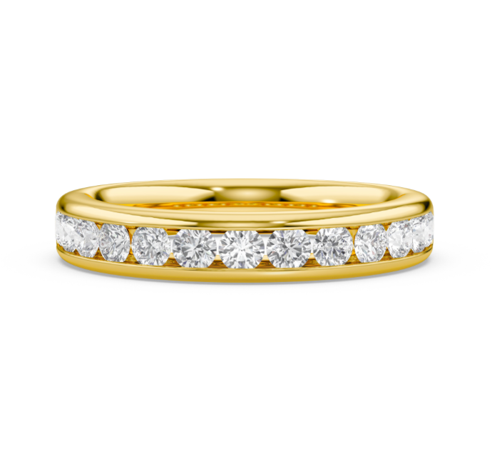 Channel Set Diamond Ring