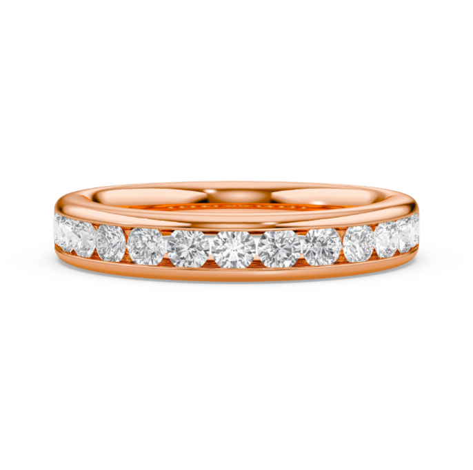 Channel Set Diamond Ring