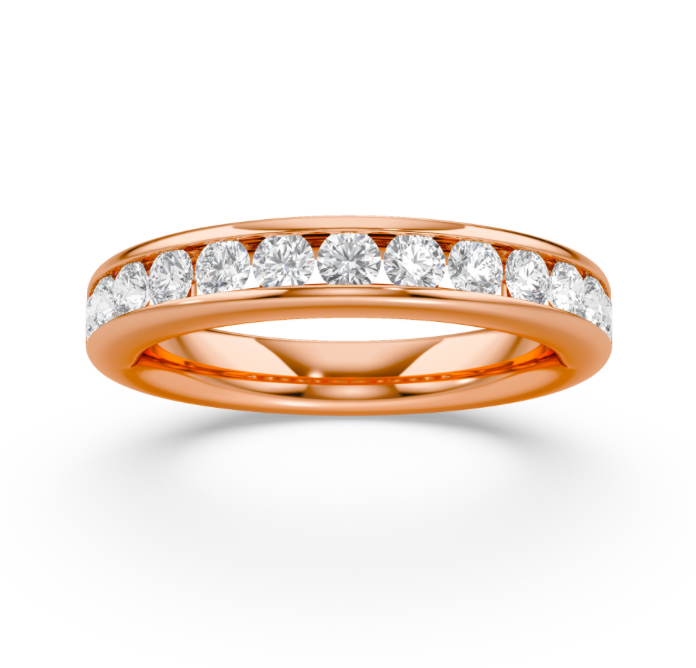 Channel Set Diamond Ring