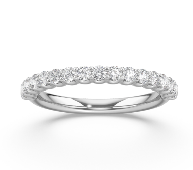 Scalloped (U) Wedding Band