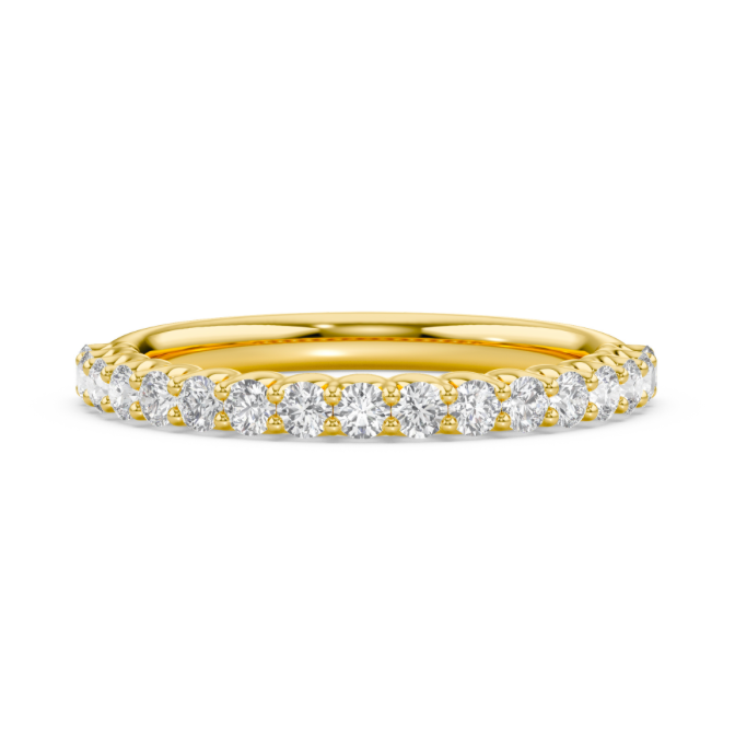Scalloped (U) Wedding Band