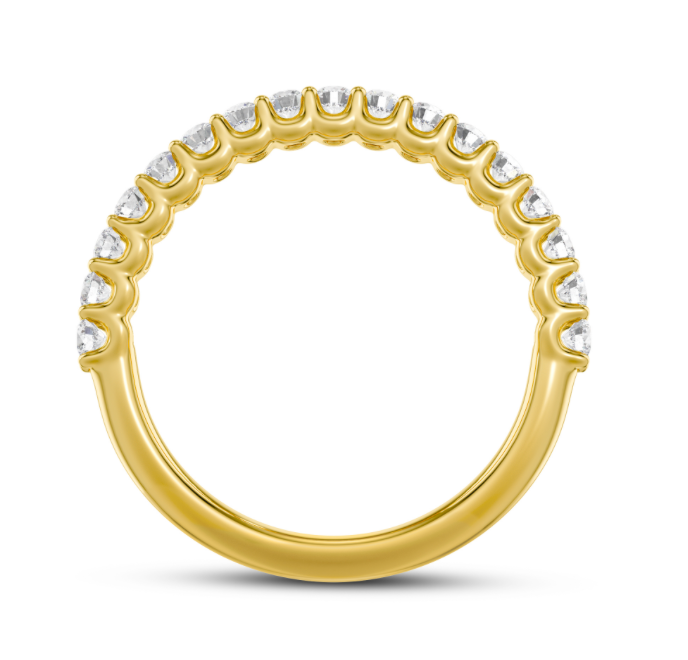 Scalloped (U) Wedding Band
