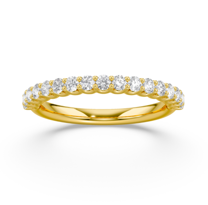 Scalloped (U) Wedding Band