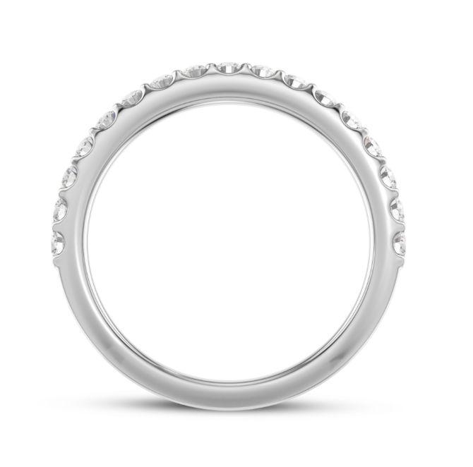 Micro Prong Wedding Band
