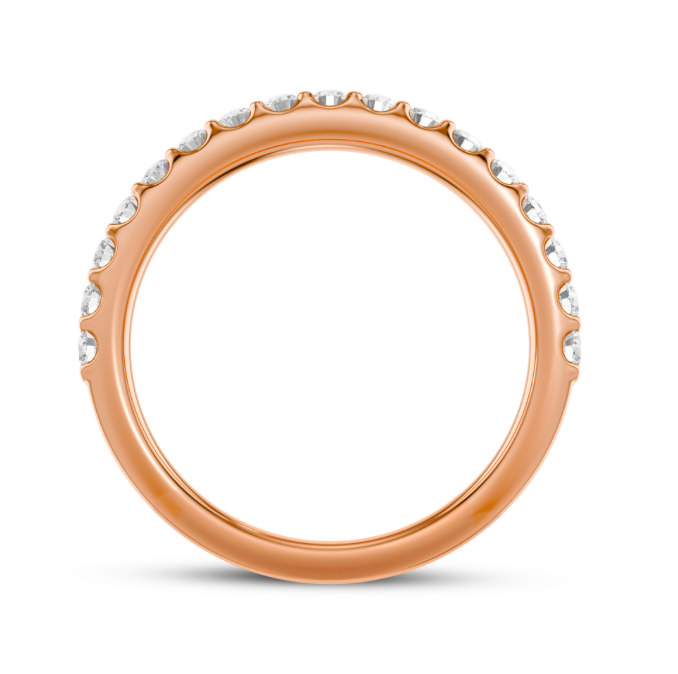 Micro Prong Wedding Band