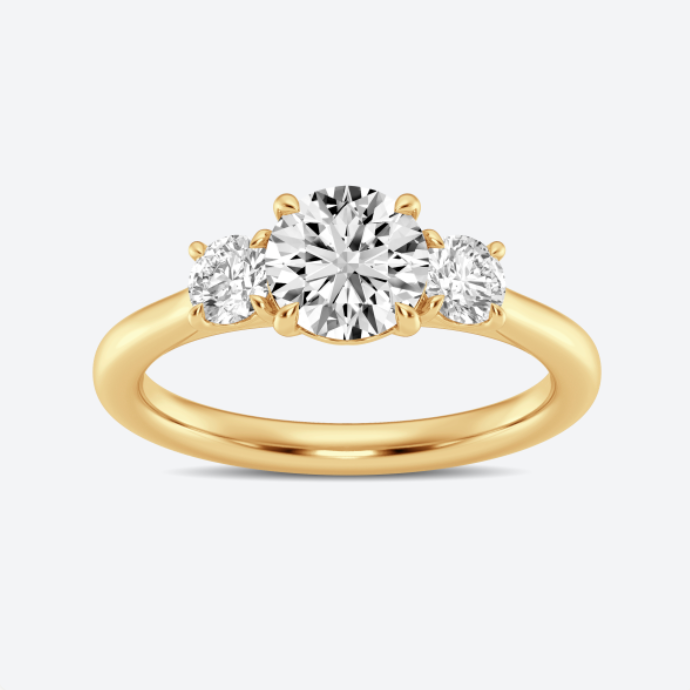 Three-stone diamond Ring
