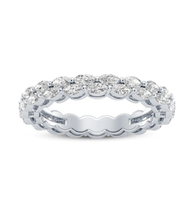 The Marquise Eternity Wedding band