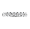 Oval Diamond Wedding Band