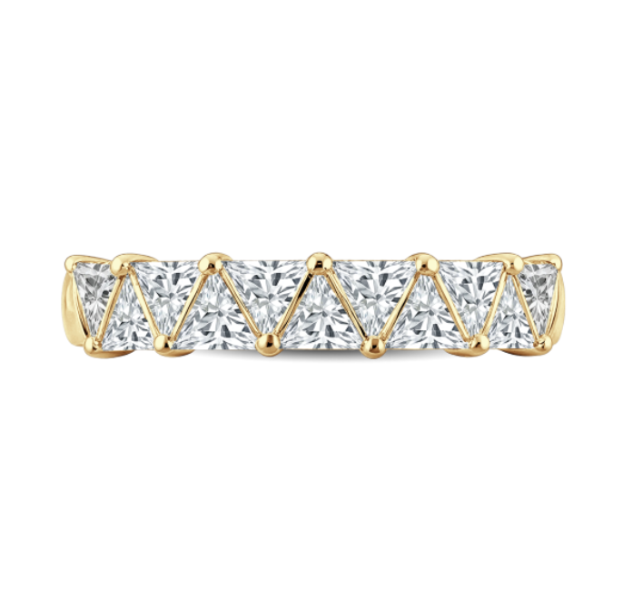 Triangular Diamond Band