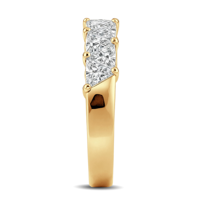 Triangular Diamond Band