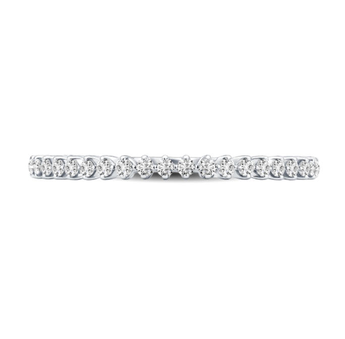 Round Diamond Delicate Band