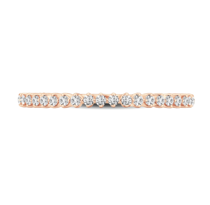 Round Diamond Delicate Band