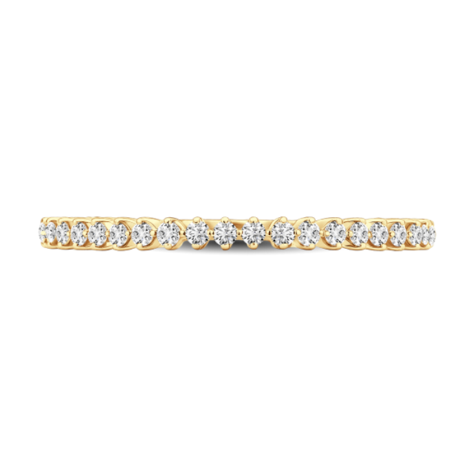 Round Diamond Delicate Band