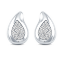 Teardrop Diamond Earring