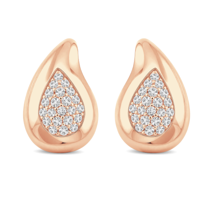 Teardrop Diamond Earring