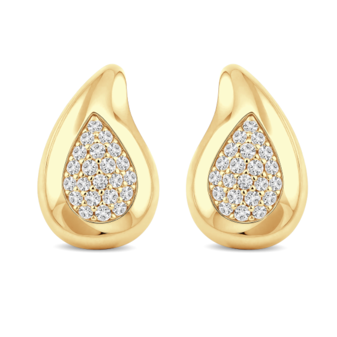 Teardrop Diamond Earring