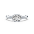 Oval Bezel Engagement Ring