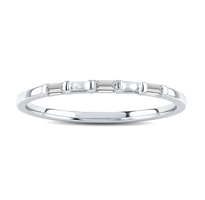 Baguette-cut Diamond Ring