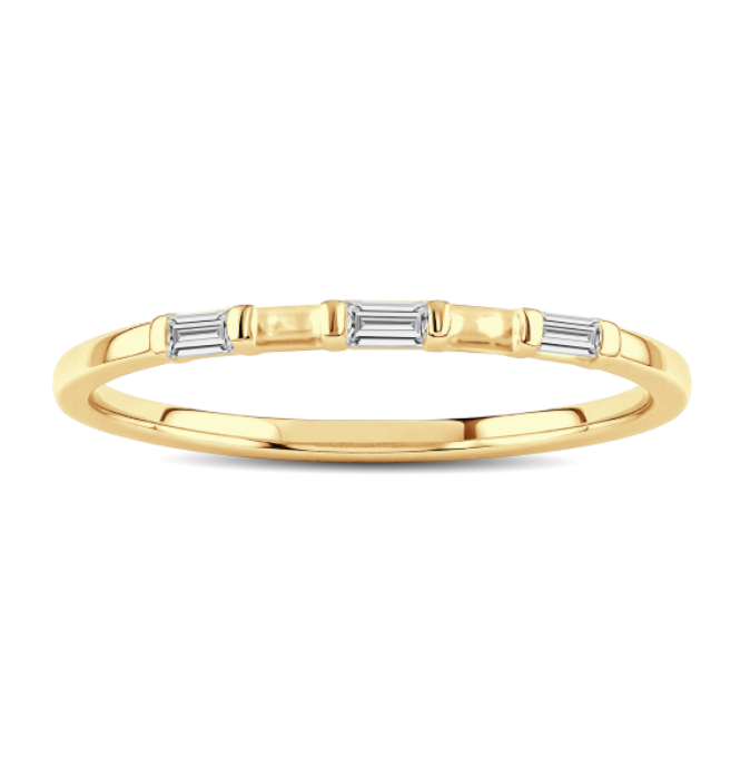Baguette-cut Diamond Ring