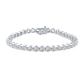 Tennis Bracelet Bezel-Set