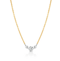 Soleia Floating Diamond Necklace