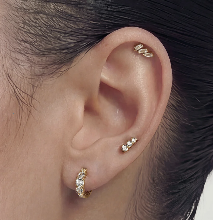 The Estelle Baguette Studs