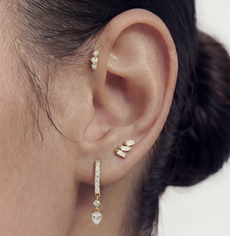 The Estelle Baguette Studs