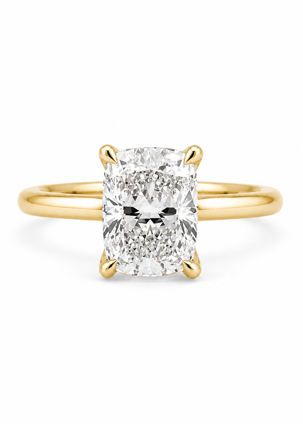 Valen Cushion Solitaire Ring
