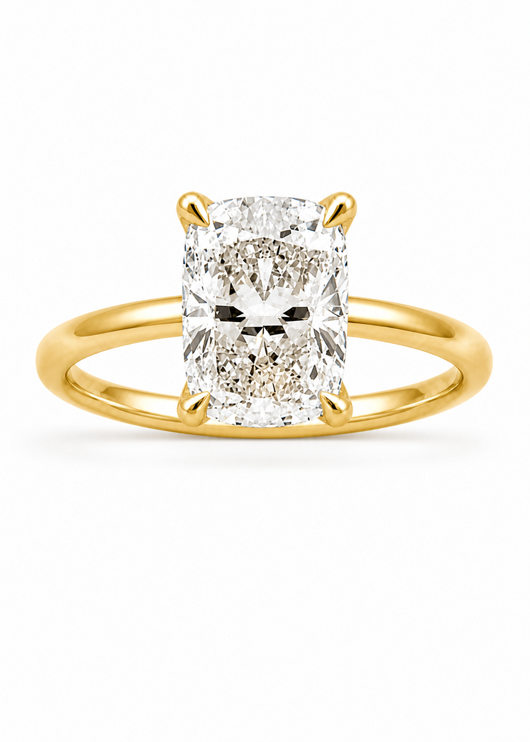 Valen Cushion Solitaire Ring