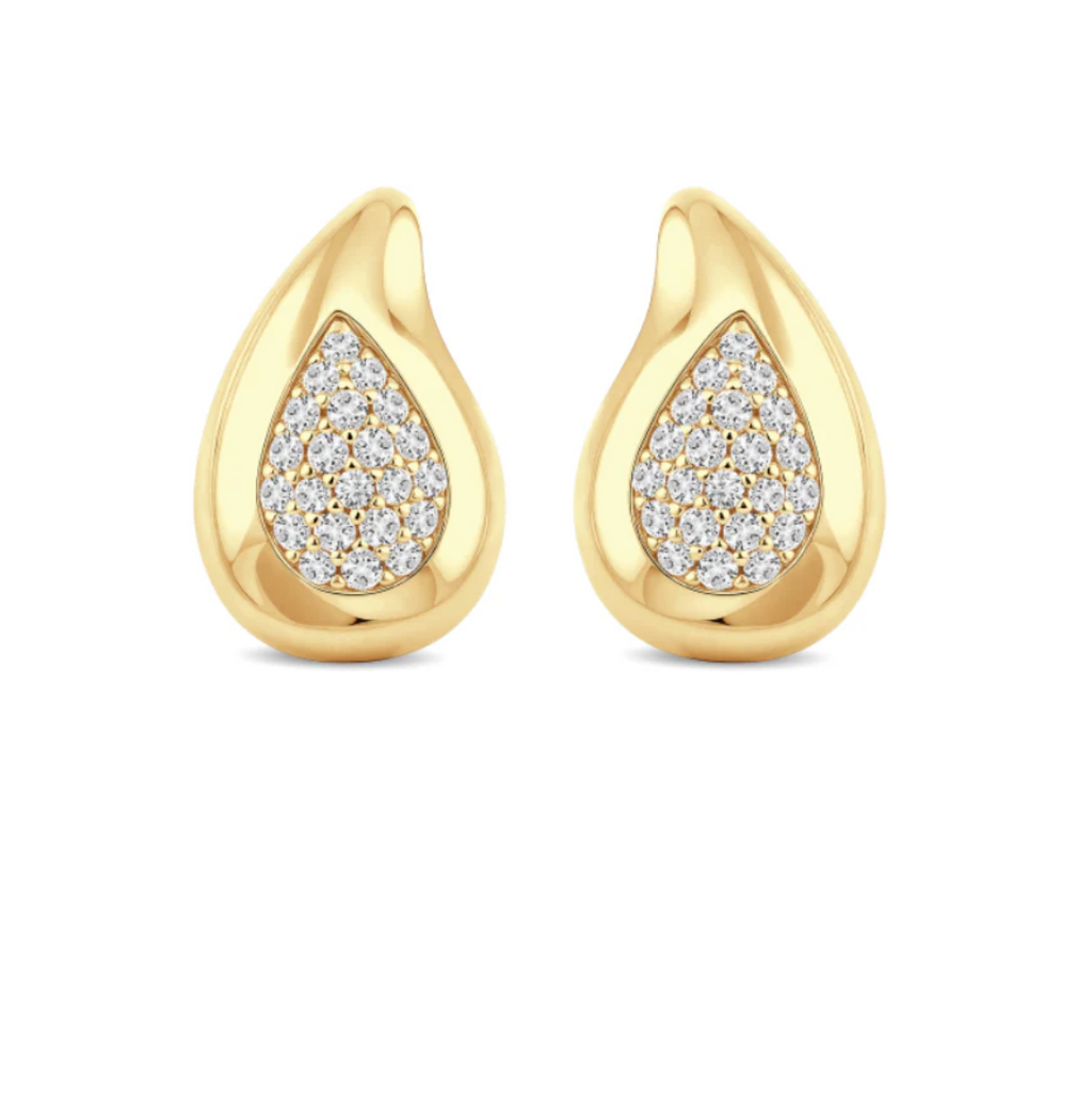Teardrop Diamond Earring