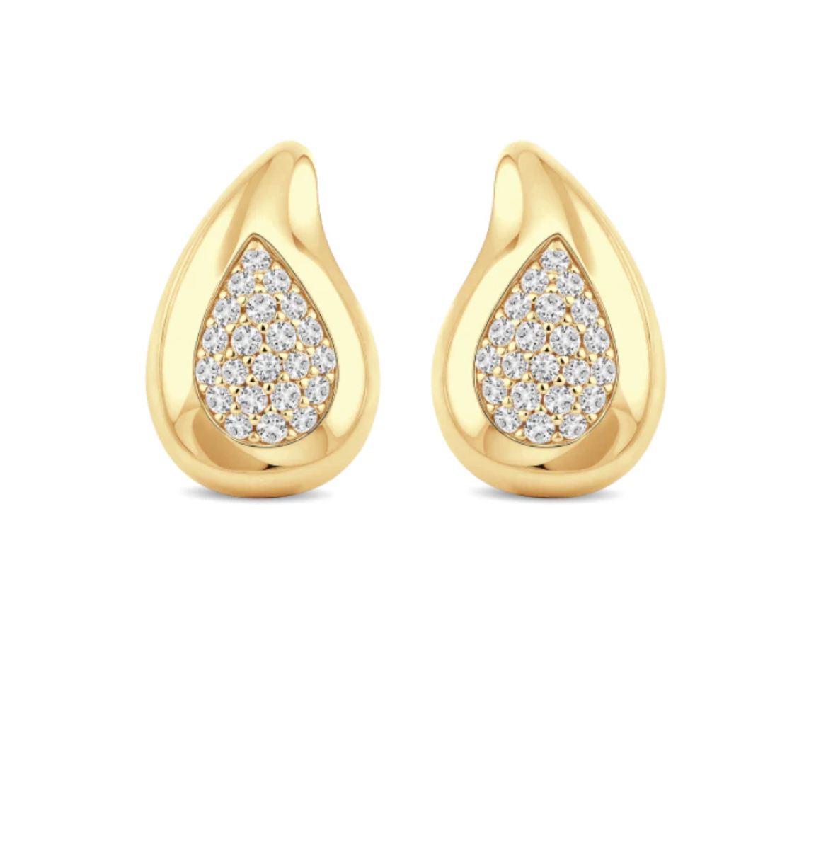 Teardrop Diamond Earring